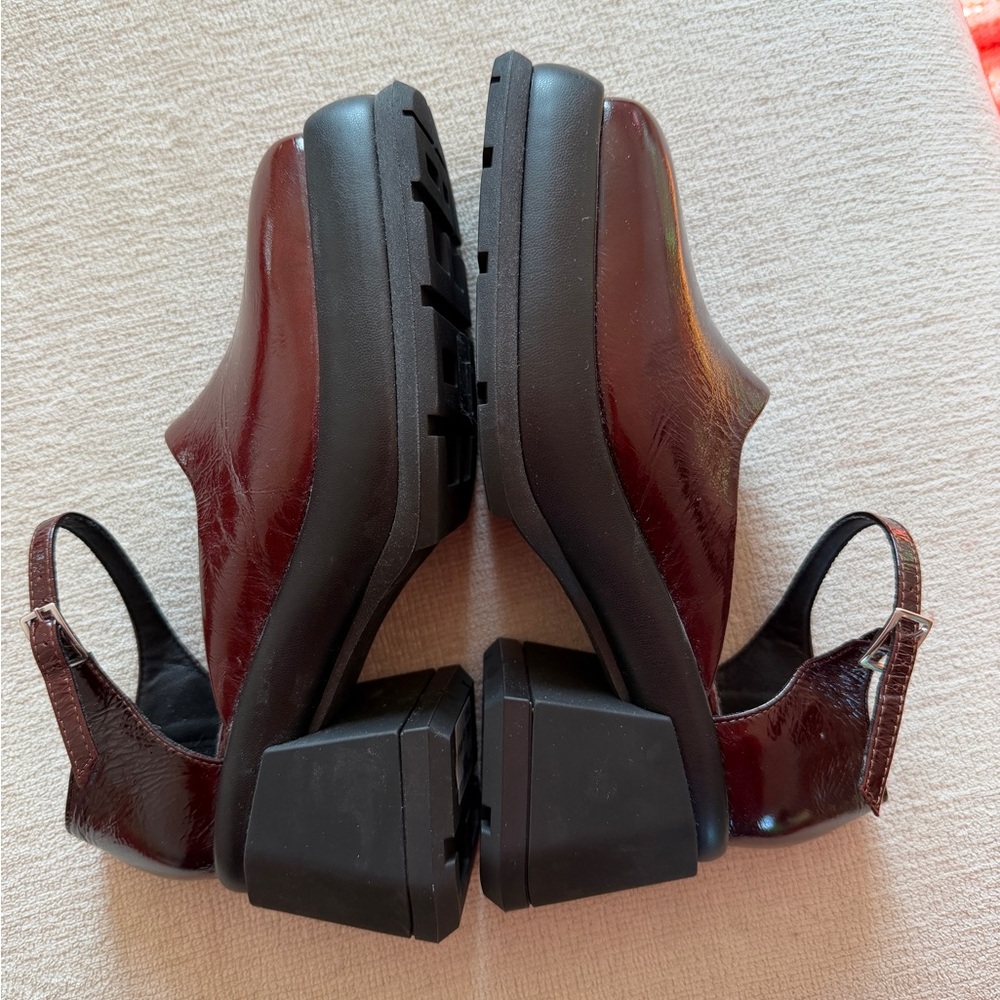 Miista E8 Coral Mary Janes in Burgundy / New Brown - Picture 7 of 10